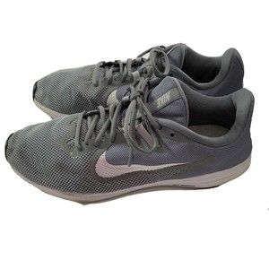 Nike Mens 9.5 Downshifter 9 Shoes Sneakers AQ7481-001 Gray Mesh Athletic Running